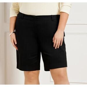 Talbots The Perfect Short 10.5" Black Size 16W  EUC